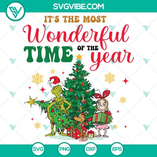 grinchmas wonderful time svg dxf eps png files