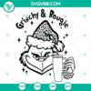 Grinchy and Bougie humor themed SVG, DXF, EPS, PNG files for digital crafting, featuring quirky design.