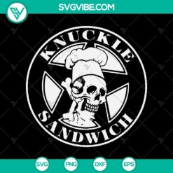 Guy Fieri Knuckle Sandwich SVG, Skull Chef SVG, Halloween SVG