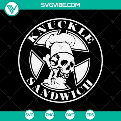 guy fieri knuckle sandwich svg skull chef svg halloween svg