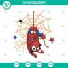 Bluey Spiderman Halloween SVG design for Cricut & Silhouette, including SVG, DXF, EPS, and PNG cut files for crafting projects.