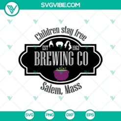 Halloween Brewing Co Salem Mass SVG, Horror SVG, Halloween SVG, Scary SVG