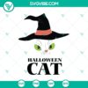 Spooky Halloween Cat SVG perfect for October 31 decor. Great for Halloween crafts and projects.
