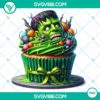 Halloween cupcake characters PNG clipart perfect for party decor and invites, high-quality design for spooky celebrations.