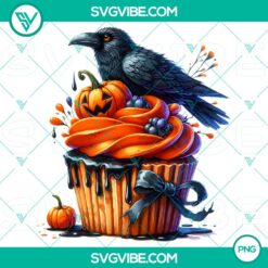 Halloween, PNG Files, Halloween Cupcake Characters PNG - High-Quality Clipart 3