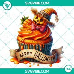 Halloween, PNG Files, Halloween Cupcake Characters PNG - High-Quality Clipart 4