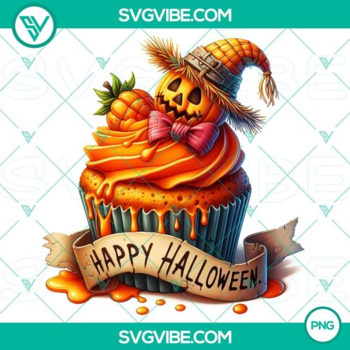 halloween cupcake characters png high quality clipart for party decorations and invitations 016