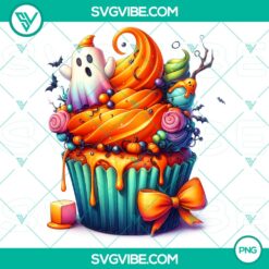 Halloween, PNG Files, Halloween Cupcake Characters PNG - High-Quality Clipart 23