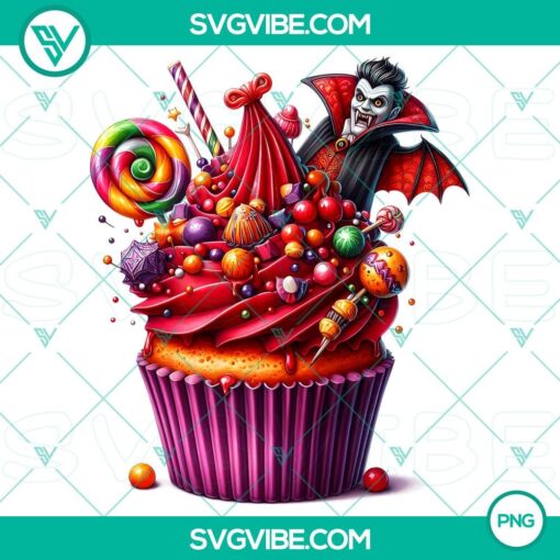 halloween cupcake characters png high quality clipart for party decorations and invitations 03