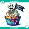 Halloween cupcake characters clipart PNG for party decorations and invitations, high-quality design with 32 unique illustrations.