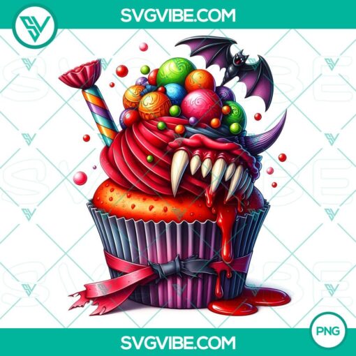 halloween cupcake characters png high quality clipart for party decorations and invitations 033