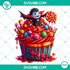 Halloween, PNG Files, Halloween Cupcake Characters PNG - High-Quality Clipart 1