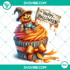 Halloween, PNG Files, Halloween Cupcake Characters PNG - High-Quality Clipart 2