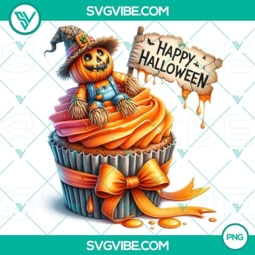 halloween cupcake characters png high quality clipart for party decorations and invitations 042