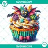 Halloween, PNG Files, Halloween Cupcake Characters PNG - High-Quality Clipart 13