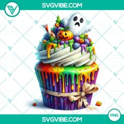 Halloween, PNG Files, Halloween Cupcake Characters PNG - High-Quality Clipart 15