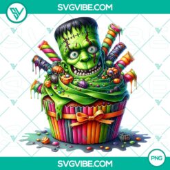 Halloween, PNG Files, Halloween Cupcake Characters PNG - High-Quality Clipart 8