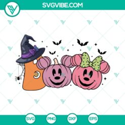Halloween Mickey Mouse in spooky Boo SVG design for Disney fans. Great for crafting with Disney themed cut files.