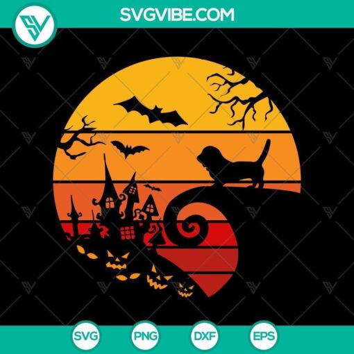 halloween dog and moon costume svg horror svg halloween svg halloween scary svg