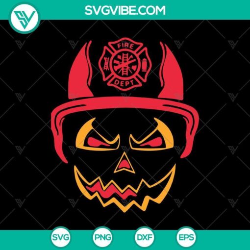 halloween fireman svg scary svg halloween svg