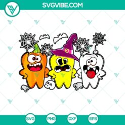 Halloween Ghost Witch Tooth Doctor SVG, Halloween SVG, Scary SVG, Horror SVG