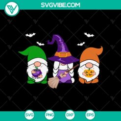 Halloween Gnomes Pumpkin Fall Funny SVG, Halloween Scary SVG, Halloween SVG
