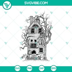 Halloween Haunted House SVG, Scary House SVG, Halloween House SVG
