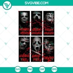 Halloween Horror Characters SVG, Horror SVG, Halloween SVG