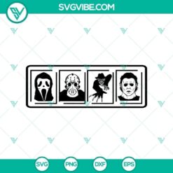 Halloween Horror Charactes Movie SVG, Halloween SVG, Horror SVG
