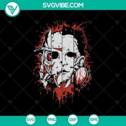 Spooky Halloween Horror SVG design with scary elements perfect for Halloween projects.