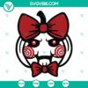 Halloween Jigsaw Pumpkin Bow SVG | Horror Halloween Cut Files 3