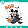 Halloween Mickey Mouse Vampire SVG DXF EPS PNG cut files for Cricut & Silhouette, spooky Disney design for Halloween crafts.