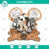 Halloween Minnie Mouse Skeleton SVG with DXF, EPS, PNG formats for Cricut & Silhouette. Spooky Halloween design for crafting.