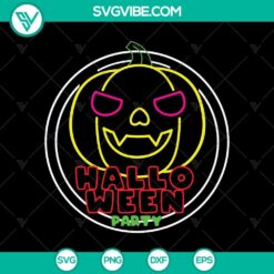 Halloween Neon SVG, Halloween SVG, Scary SVG, Oct 31 SVG