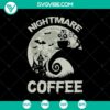 Halloween Nightmare Before SVG design with scary elements, ideal for Oct 31 crafting projects.