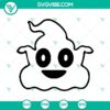 Funny Halloween Poop Boo Boo SVG with spooky theme, perfect for Halloween crafts and decorations.