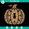 Spooky Halloween Pumpkin Cat SVG design with scary and pumpkin elements, perfect for Halloween crafts.