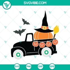 Halloween Pumpkin Truck SVG, Halloween SVG, Scary SVG, Horror SVG