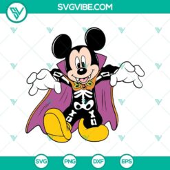 Halloween Scary Mickey Mouse SVG DXF EPS PNG Cut Files, Halloween SVG File, Halloween Cricut &amp; Silhouette Designs