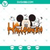 Halloween Spooky Mickey SVG with Happy Halloween design, ideal for spooky holiday projects.