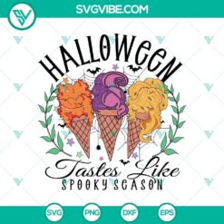 Halloween Tastes Like SVG DXF EPS PNG Cut Files, Halloween SVG File, Halloween Cricut &amp; Silhouette Designs