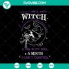Spooky Halloween witch SVG with mouth that can't be controlled, perfect for Halloween decorations and crafts.