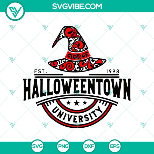 halloweentown university svg halloween witch hat svg happy halloween svg 1