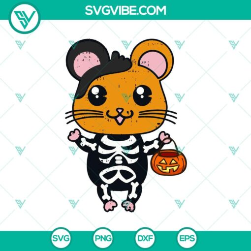 hamster skeleton svg halloween svg scary svg horror svg