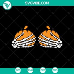 Hand Hug Pumpkin SVG design with Halloween elements, perfect for fall crafts.