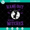 "Hanging out with My Witches Moon SVG, a spooky Halloween design with witches and moon, perfect for crafting projects"