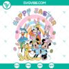 Easter Disney Bunny SVG featuring festive Disney characters for Easter celebrations. Perfect for crafts and DIY projects.