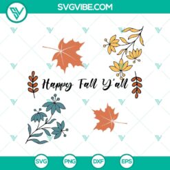 Happy Fall Y’all SVG, Halloween SVG, Scary SVG, Oct 31 SVG