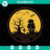 Spooky Happy Halloween Dark Night SVG design with scary elements, perfect for Oct 31 projects.