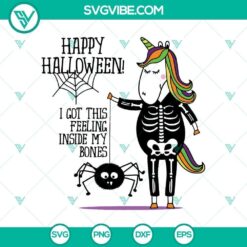 Happy Halloween I Got This Feeling Inside SVG, Scary SVG, Halloween SVG